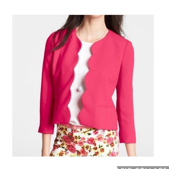 Ann Taylor Jackets & Blazers - Ann Taylor Light Weight Scalloped Front Blazer